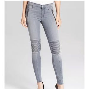 Hudson Stark Moto Skinny Jeans